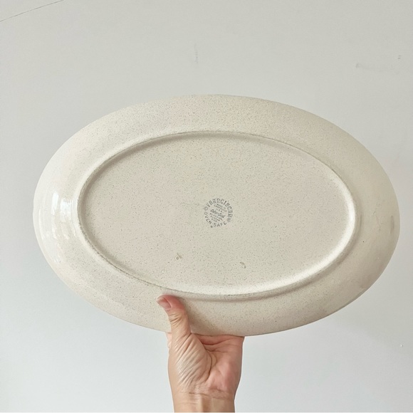 Vintage Atomic Midcentury Franciscan Ware Starburst Oval Serving Dish - Picture 3 of 8